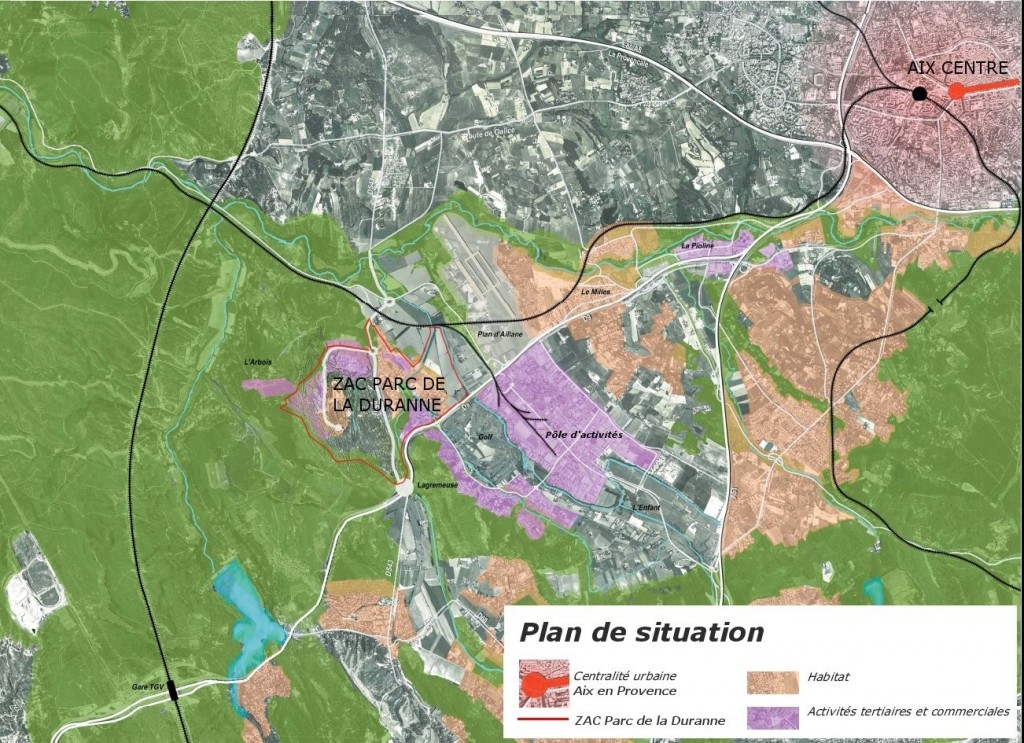 Duranne plan de situation